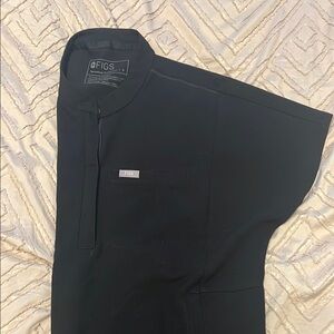 Figs Montex Black Scrub Top